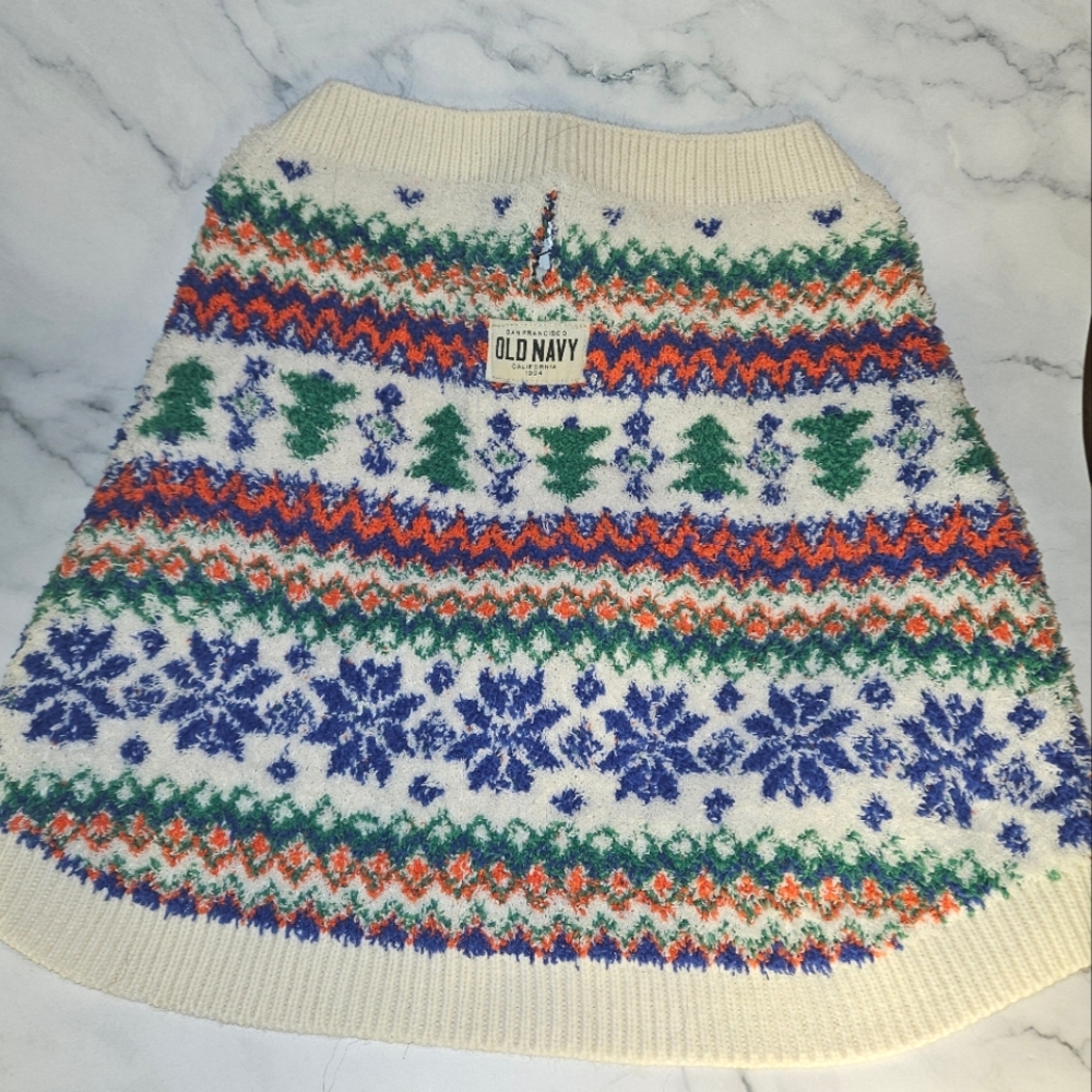 *PRICE FIRM* NWOT Old Navy XL Dog Fair Isle Winter Sweater
